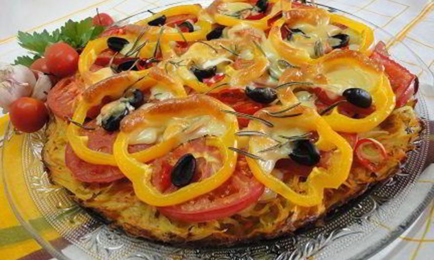 Рецепт картофельной пиццы лето