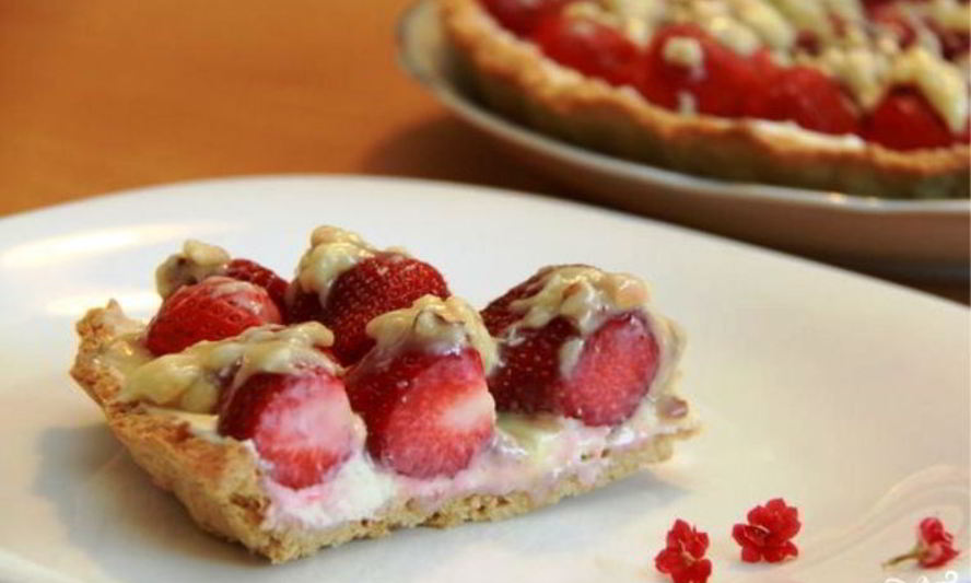 Рецепт клубничной пиццы