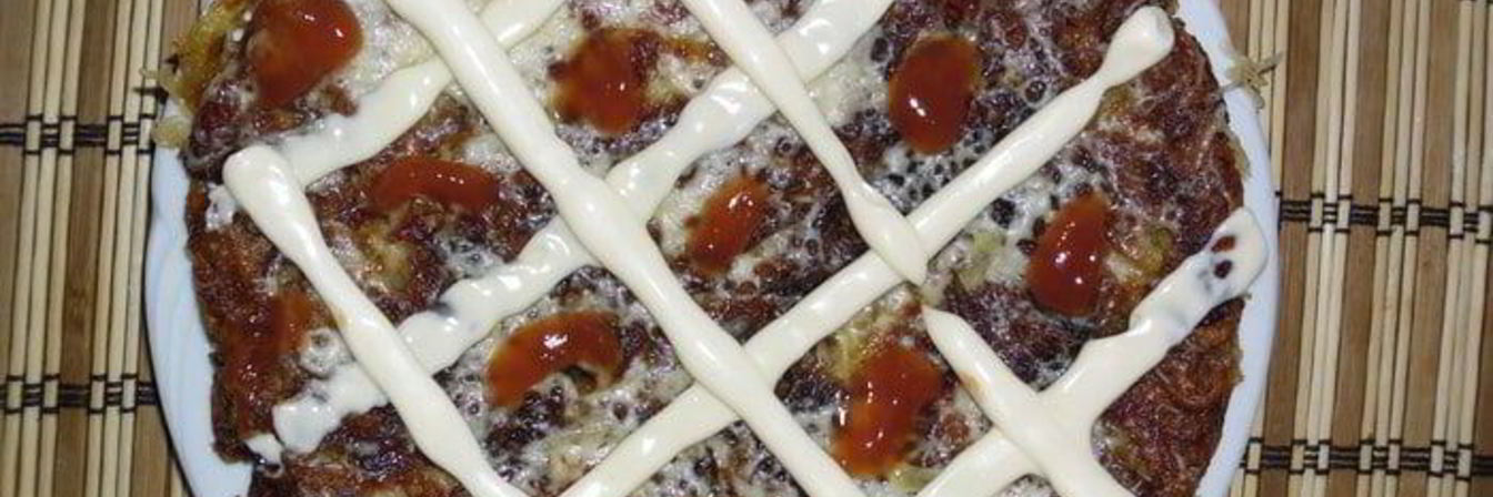 Ленивая картофельная пицца