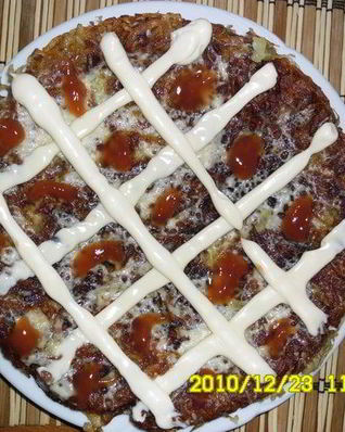 Ленивая картофельная пицца