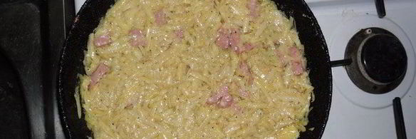 ленивая картофельная пицца