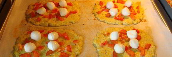 мини-пиццы из цветной капусты