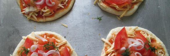 мини-пиццы на завтрак