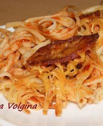 Паста-пицца в духовке Аппетитная