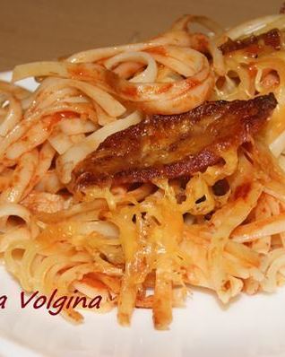 Паста-пицца в духовке Аппетитная