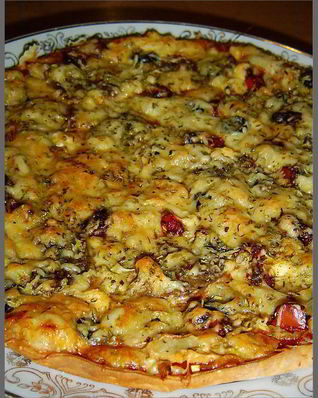 Пицца из хрущевского теста