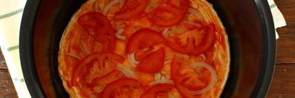 пицца из слоеного теста в мультиварке