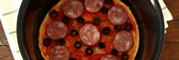 пицца из слоеного теста в мультиварке