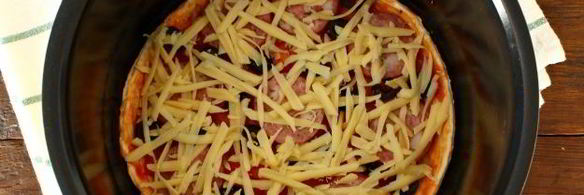 пицца из слоеного теста в мультиварке