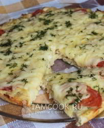 Пицца куриная без теста