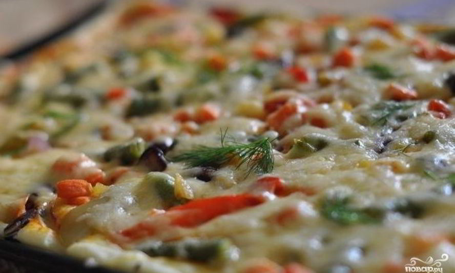 Рецепт пиццы минутка в духовке