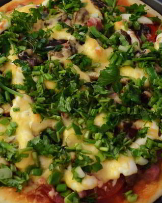 Пицца на дрожжевом тесте