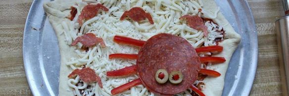 пицца на хэллоуин