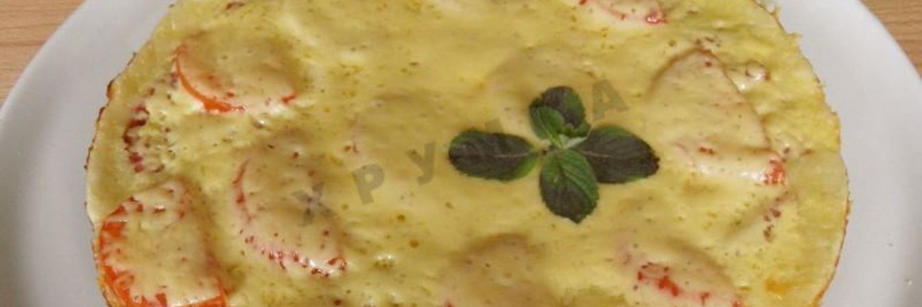 Пицца на сковороде за 5 минут с сыром и колбасой