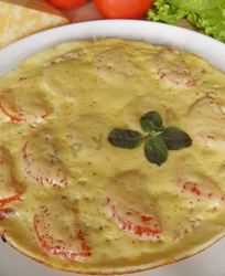 Пицца на сковороде за 5 минут с сыром и колбасой