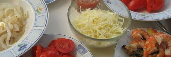 пицца на творожном тесте