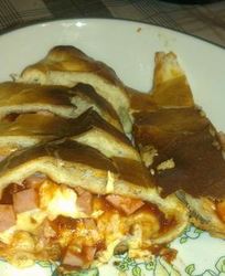 Пицца-рулет