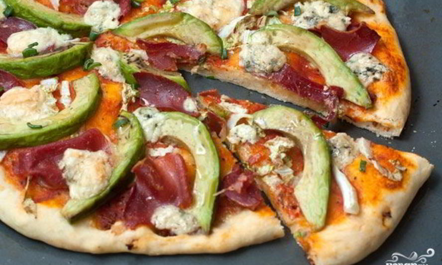 Рецепт пиццы с авокадо