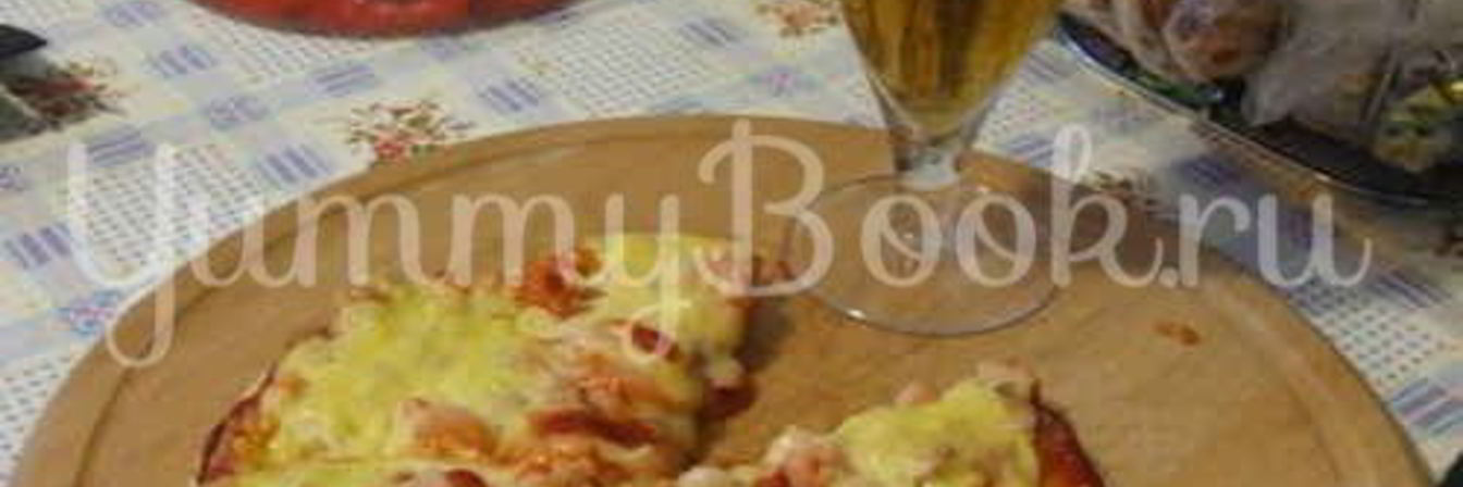 Пицца с креветками