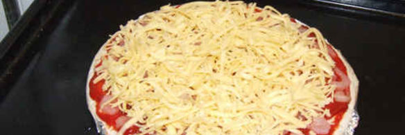 пицца с креветками