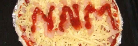 пицца с креветками