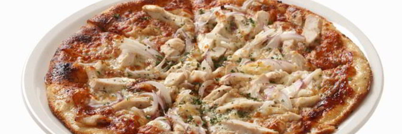 Пицца с курицей и грибами