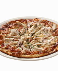 Пицца с курицей и грибами