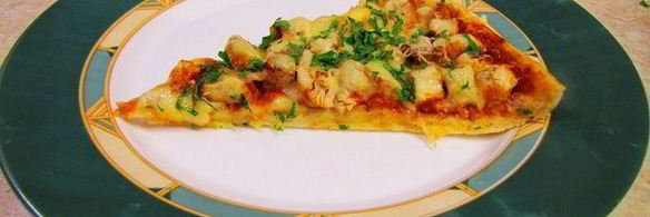 пицца с курицей