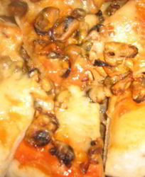 Пицца с мидиями