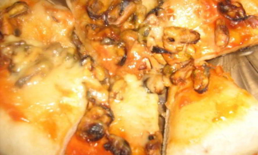 Рецепт пиццы с мидиями