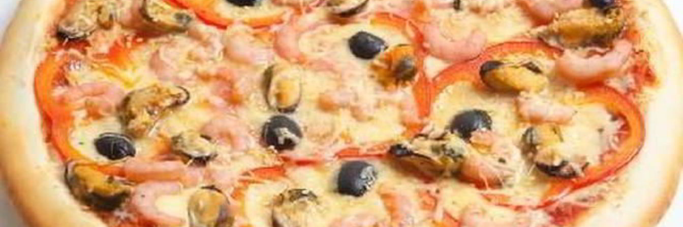 Пицца с морепродуктами