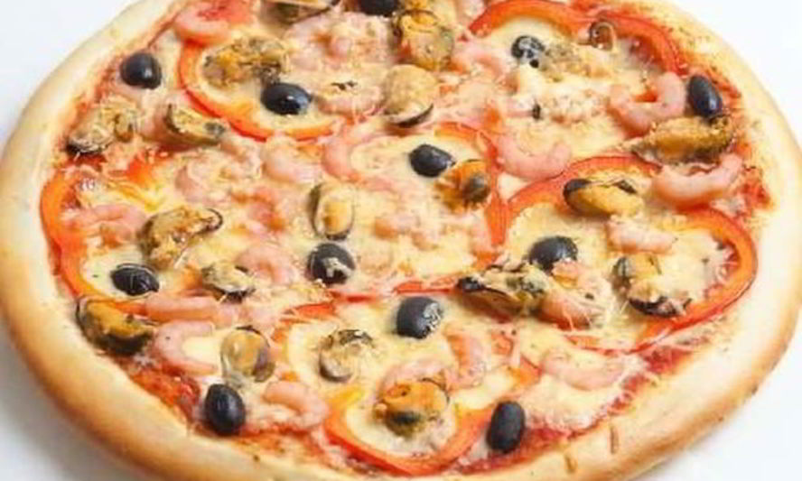 Рецепт пиццы с морепродуктами