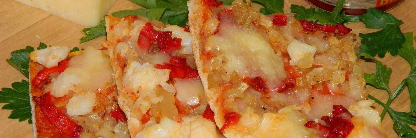 Пицца с овощами