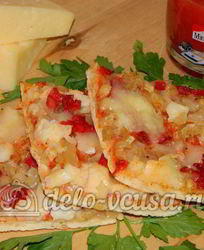 Пицца с овощами