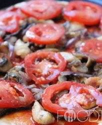 Пицца с шампиньонами