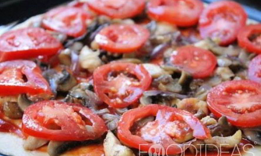 Рецепт пиццы с шампиньонами