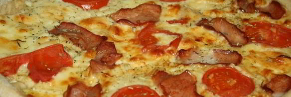 пицца с вяленым свиным окороком