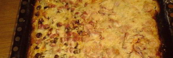 пицца сердечно-колбасная