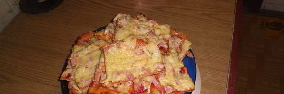 пицца сердечно-колбасная