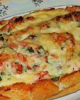 Пицца в батоне