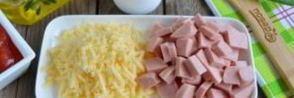 пицца в картофельных лодочках