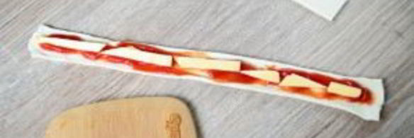 пицца в стиле брецель