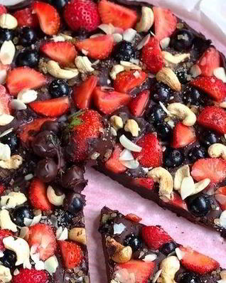 Шоколадная пицца