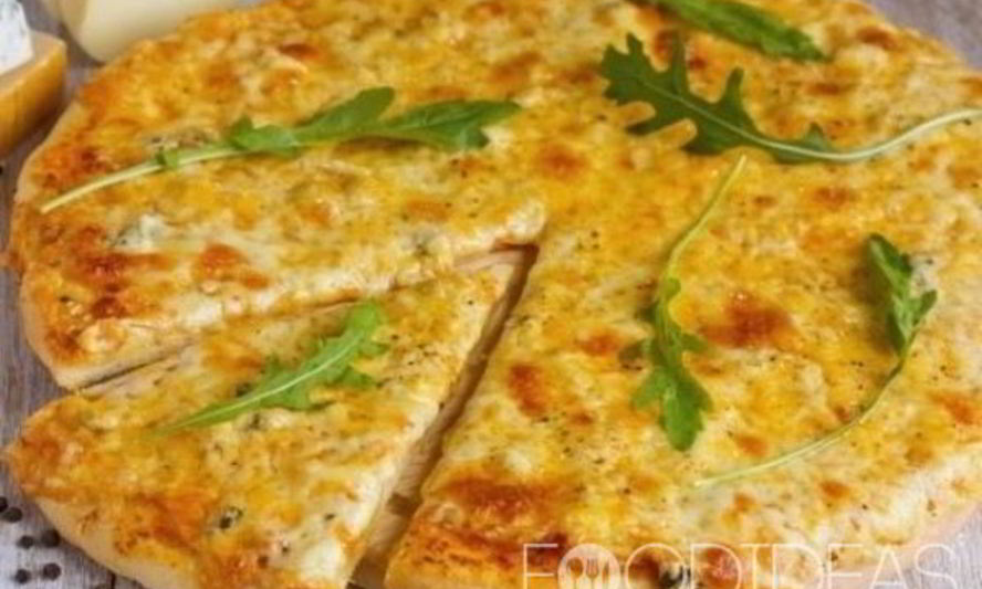 Рецепт сырной пиццы