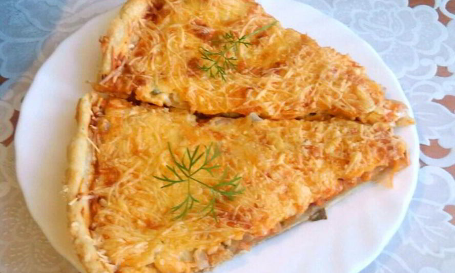 Рецепт сытной пиццы