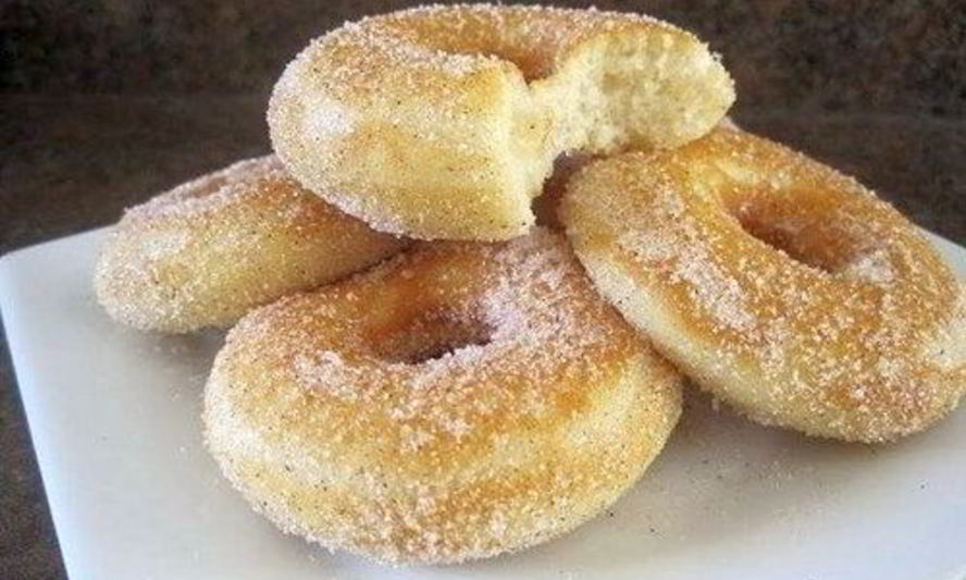 Рецепт пышных пончиков с корицей