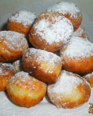 Творожные пончики