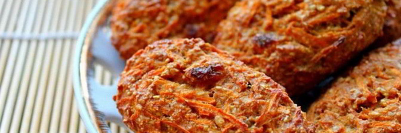 Морковно-апельсиновые пряники с начинкой из сухофруктов