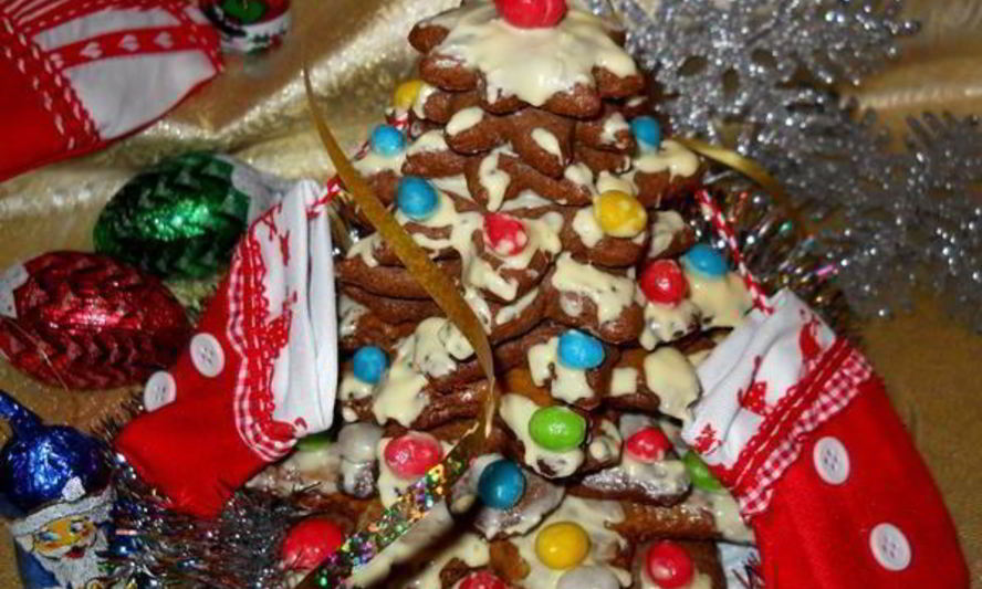 Рецепт пряничной елочки яркие огни
