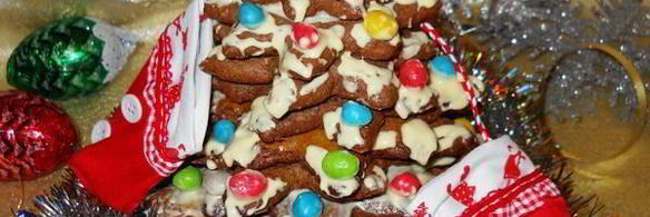 пряничная елочка яркие огни